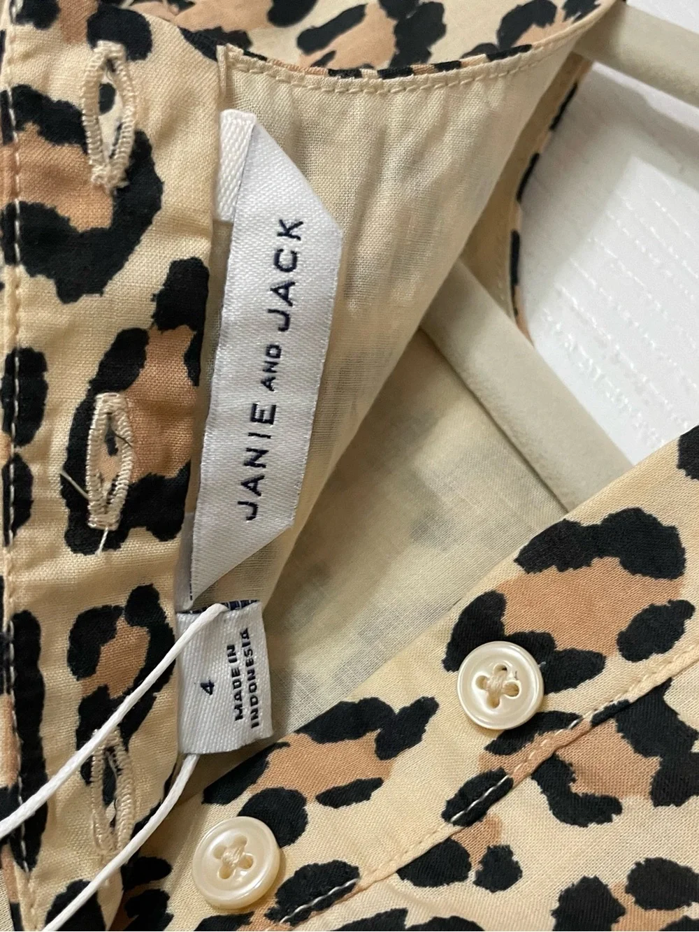 Janie and Jack Leopard Print Set